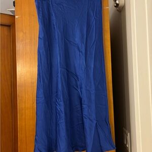 Anthropologie Tilda Royal Blue Midi Skirt